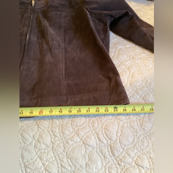 Bernardo Suede Jacket - Brown Python (2X*) - Picture 8 of 12